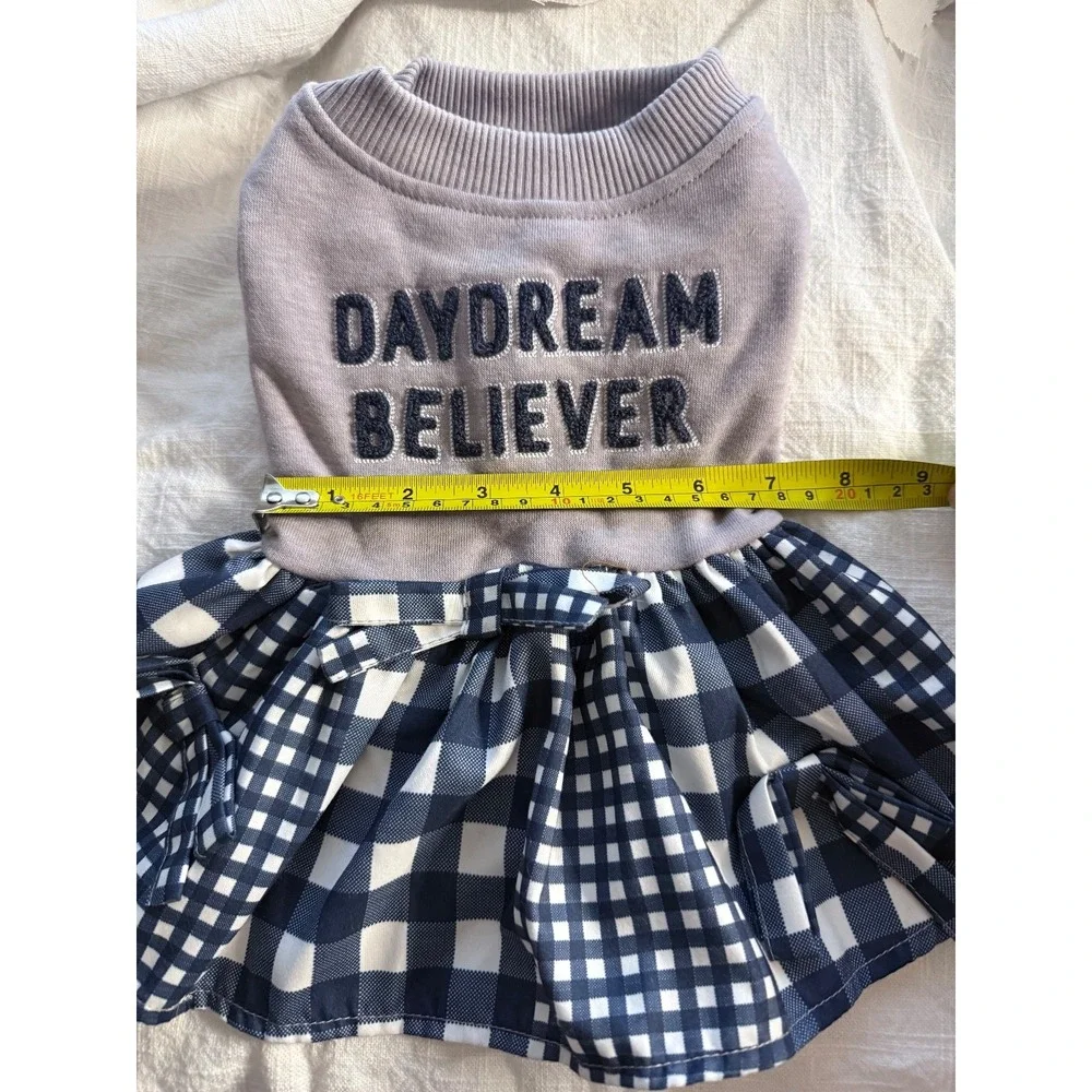 Small Dog Dress Lot 2 Skirted Outfits Pink Bow Daydream